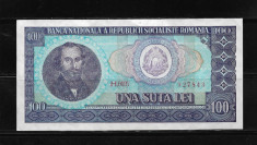 ROMANIA - BANCNOTA 100 LEI 1966 VF foto