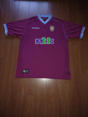 Tricou vintage Aston Villa diadora 2001/2002 made in UK marimea L/XL foto