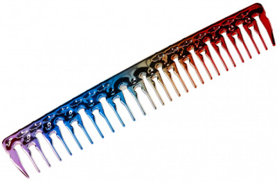 Pieptene De Coafor Pentru Pieptănarea Părului Multicolor foto