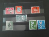 Lot Saarland / Saar 1957-1958 - Europa CEPT 1957, Rudolf Diesel, 7v, Neștampilat -A333, Stampilat
