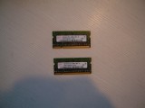KIT de 2 memorii laptop Hynix 1GB PC2 6400 DDR2 SODIMM 800MHz (HYMP112S64CP6), 1 GB, 800 mhz