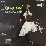 Vinil # LP "Japan Press" Brenda Lee &lrm;&ndash; ... "Let Me Sing" (VG+)
