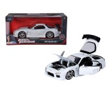 Model Auto Jada Mazda RX-7 Fast &amp; Furious Alb Scara 1:24 ~19 cm