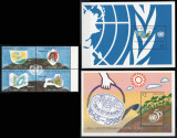 Palau 1995 Mi 941/44 bl + bl 37/38 MNH - 50 de ani ONU, 50 de ani FAO, Nestampilat