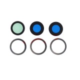 Geam Camera cu Rama Negru Apple iPhone 15 Pro Max (Bulk)