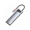 Adaptor Multiport 8 in 1, Baseus, USB-C la HDMI, USB 3.0, Ethernet, Card Reader