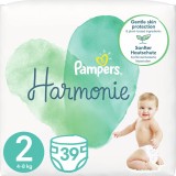 Pampers Harmonie Size 2 scutece de unică folosință 4 &ndash; 8 kg 39 buc