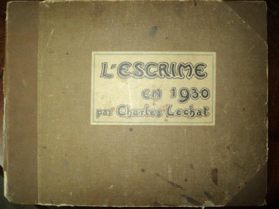 L&amp;#039;ESCRIME EN 1930, DESENE DE CHARLES LECHAT foto