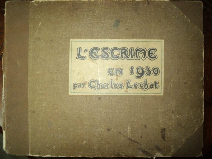 L&#039;ESCRIME EN 1930, DESENE DE CHARLES LECHAT