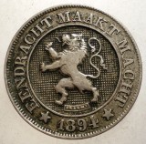 B.540 BELGIA 10 CENTIMES 1894 BELGEN