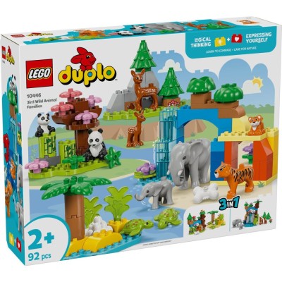 LEGO DUPLO FAMILII DE ANIMALE SALBATICE 3 &amp;Icirc;N 1 10446 foto