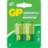 Baterie GP Batteries, Greencell C (R14) 1.5V carbon zinc, blister 2 buc. &quot;GP14G-2UE2&quot; &quot;GPPCC14KC005&quot; (timbru verde 0.20 lei)