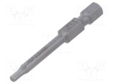 Capăt de şurubelniţă imbus HEX 2,5mm WERA 50mm