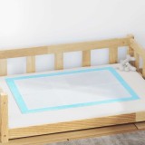 vidaXL Covorașe Igienice C&acirc;ini 400 Bucăți, 45x33 cm, Absorbante, Material Nețesut, Albastre/Albe