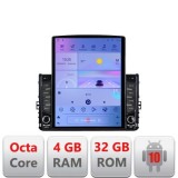 Navigatie grupul VW G-933 ecran tip TESLA 9.7&quot; cu Android Radio Bluetooth Internet GPS WIFI 4+32GB DSP 4G Octa Core CarStore Technology