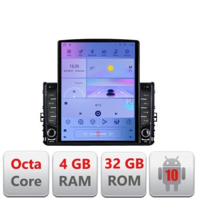 Navigatie grupul VW G-933 ecran tip TESLA 9.7&amp;quot; cu Android Radio Bluetooth Internet GPS WIFI 4+32GB DSP 4G Octa Core CarStore Technology foto