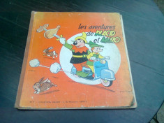 LES AVENTURES DE PLACID ET ET MUZO NR.7/1961, CARTE CU BENZI DESENATE foto