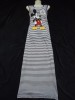 Rochie Lunga Dungi Mickey Mouse Walt Disney, Imprimeu Supradimensionat, Bumbac Elastic, Noua, Maxi, Casual, Club, Plaja, S M
