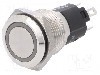 Intrerupator anti-vandalism, ON-ON, ?16mm, EAO, 82-4151.2114 foto