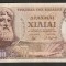 Grecia, 1000 drahme 1970_Zeus_filigran Efivos_11 E 636055