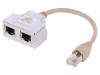 Splitter RJ45 Ecranat Cat 5 2 Porturi, Digitus