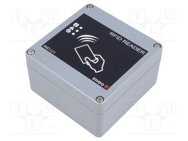 Cititor RFID INVEO 12&divide;24V UNIQUE Modbus RTU RS485, USB, Rază 100mm