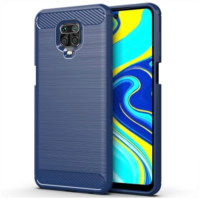 Husa TPU OEM Carbon pentru Xiaomi Redmi Note 9 Pro / Xiaomi Redmi Note 9S, Bleumarin foto