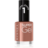 Rimmel Super Gel gel de unghii fara utilizarea UV sau lampa LED culoare 094 Meet Me By The Bay 12 ml