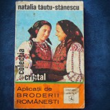 Cumpara ieftin APLICATII DE BRODERII ROMANESTI - NATALIA TAUTU-STANESCU