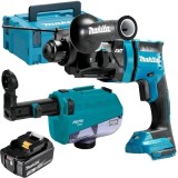 Makita DHR182ZWJ + BL1830B - Rotopercutor SDS-Plus 1.7 J valiza speciala accesorii + Acumulator Li-Ion 18 V 3 Ah