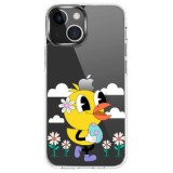 Husa personalizata apple iphone 14 plus, happy duck