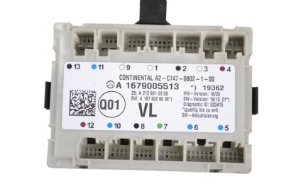 Modul de control ușă st&amp;acirc;nga față MERCEDES-BENZ GLS X167 2021 OEM: A1679005513 26341732 foto