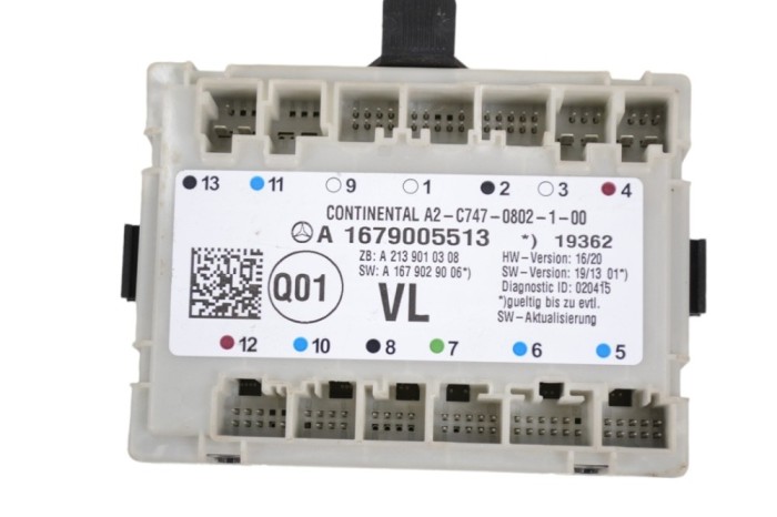 Modul de control ușă st&acirc;nga față MERCEDES-BENZ GLS X167 2021 OEM: A1679005513 26341732