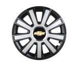 Cumpara ieftin Set 4 capace roti Flash Gri-Negru R16 pentru gama auto Chevrolet, Autohelix MSA