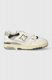 New Balance sneakers din piele 550 culoarea alb, BB550VGB