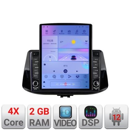 Navigatie Hyundai I30 2017- K-1041 ecran tip TESLA 9.7&quot; cu Android Radio Bluetooth Internet GPS WIFI 2+32 DSP Quad Cor CarStore Technology