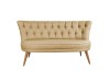Canapea Fixa cu 2 Locuri Richland Loveseat, 140 x 71 x 80 cm