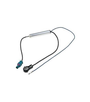 Separator antena radio auto mufa DIN tata 90 grade la FAKRA tata foto