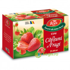 Ceai Aromofruct Capsuni Si Fragi 20dz