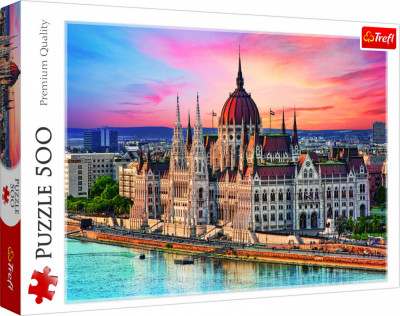 PUZZLE TREFL 500 ORASUL BUDAPESTA SuperHeroes ToysZone foto