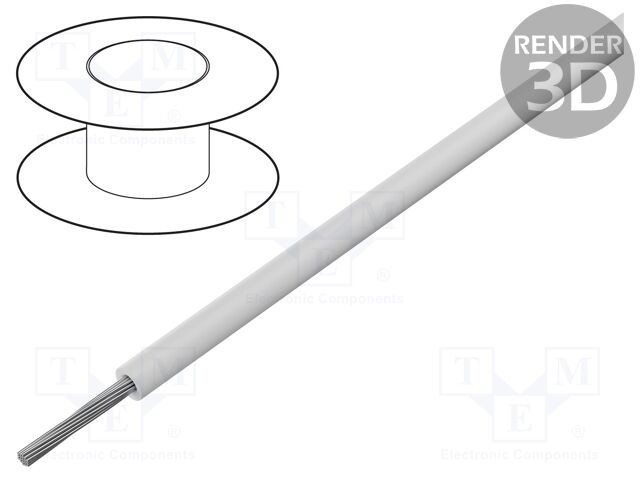 Cablu &Ouml;LFLEX&reg; HEAT 260 SC 1x12AWG LAPP PTFE Alb
