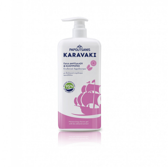 Gel de dus KARAVAKI migdale si floarea-soarelui 750ml