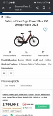 Bicicleta electrica Batavus Finez E-go power plus 750, Dama, marime M