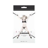 Kit Imobilizare Erotica Sinful Black Bed Restraint Straps, NS Toys