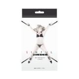 Cumpara ieftin Kit Imobilizare Erotica Sinful Black Bed Restraint Straps