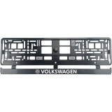 Set 2 bucati, suport numar inmatriculare carbon VW