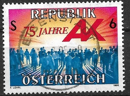 B1875 - Austria 1995 - stampilat