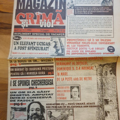 ziarul magazin crima si viol 1994-anul 1,nr,1 - prima aparitie a ziarului