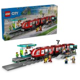 LEGO&reg; City - Statie si tramvai in centrul orasului 60423, 811 piese