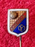 Insigna (veche) fotbal - &quot;ENERGIA ELECTRO MOTOR&quot; TIMISOARA